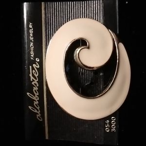 Enameled brooch pin 2 inches